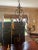 This rustic French wrought iron 6 arm chandelier is charming. It works in a dining room or breakfast room. It is hand...