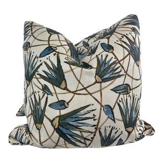 Katie Leede "Menna" in Pharaoh’s Pond 22" Pillows-A Pair For Sale