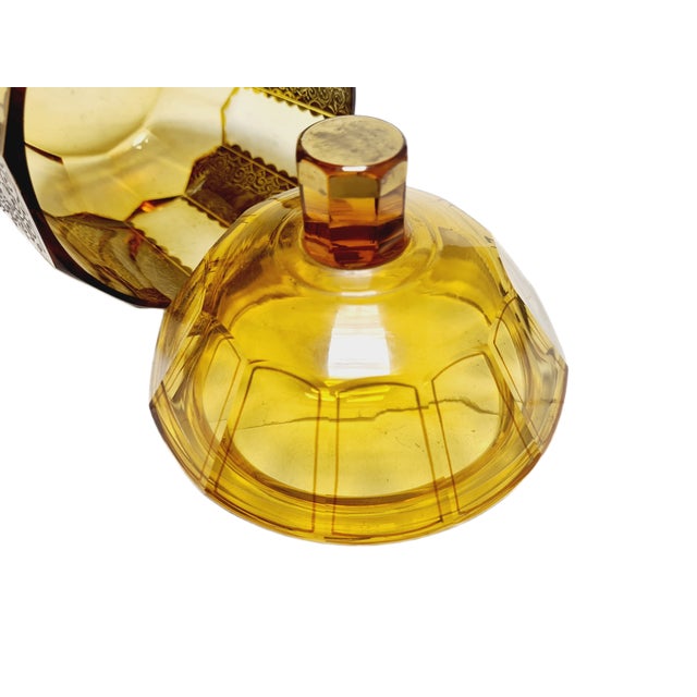Art Deco Oroplastic Candyer from Moser, Czechoslovakia, 1930s For Sale - Image 10 of 18