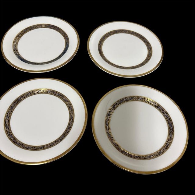 Contemporary 1970s Harlow Royal Doulton Set of 4 Bread Plates For Sale - Image 3 of 11