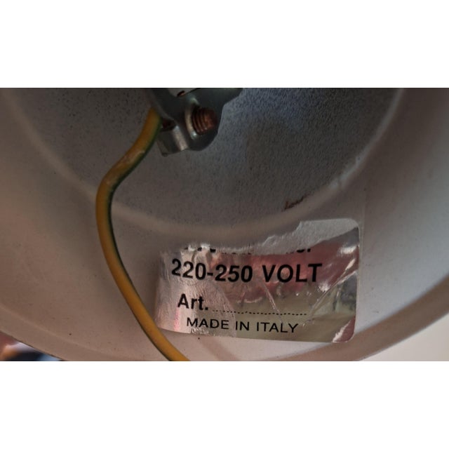 Goldenrod Vintage Five-Light Florentine Chandelier in Metal, 1990s For Sale - Image 8 of 9
