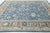 Contemporary Hand-Knot Modern Oushak Style Wool Area Rug in French Blue & Taupe For Sale In New York - Image 6 of 12