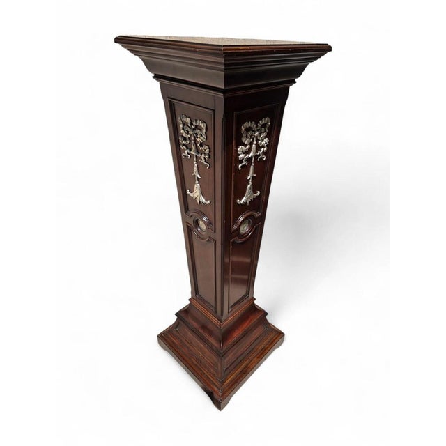 Late 19th Century Large Mahogany Stand, 1890 For Sale - Image 5 of 14