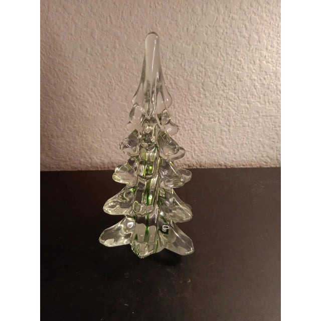 Mid-Century Modern 1980s Bohemia Czech Republic Christmas Tree Sculpture For Sale - Image 3 of 5