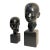 Mid-Century Nguyen Thanh Le Bronze Bust of Young Vietnamese Women- A Pair For Sale