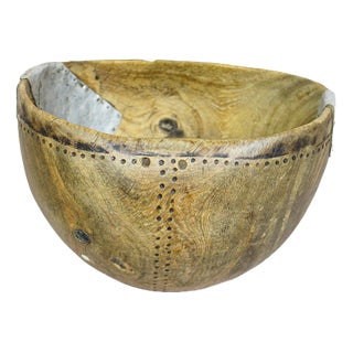 Turkana Bowl in Handcarved Wood For Sale
