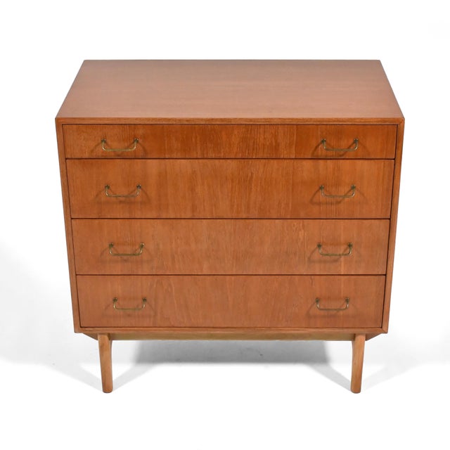 Wood Torben Strandgaard Four-Drawer Danish Teak Dresser For Sale - Image 7 of 11