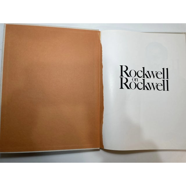 Mid-Century Modern Norman Rockwell Large Coffee Table Art Book - 1st Edition Vintage 1979 For Sale - Image 3 of 12