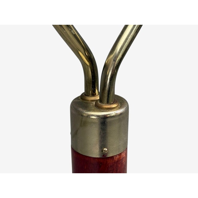 Markslöjd, Floor Lamp, Wood, Metal, Fabric, Sweden, 1970s For Sale - Image 11 of 13