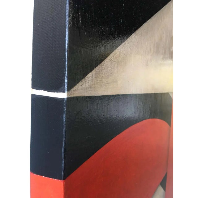 Textile Cecil Touchon Original Painting on Canvas Titled: PDP441ct10 (2010) For Sale - Image 7 of 7