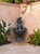 Vintage Neoclassical Bronze Cherub Riding Dolphin Shell Basin Fountain For Sale - Image 10 of 12