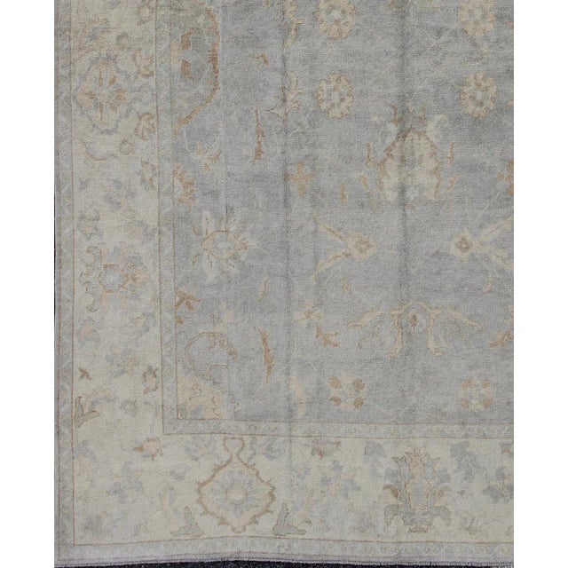 Traditional Large Turkish Oushak Rug by Keivan Woven Arts 10'10 X 15'5 For Sale - Image 3 of 10