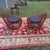 Mid-Century Modern Contemporary Resin Wicker Franco Albini Style Chairs- A Pair For Sale - Image 3 of 12