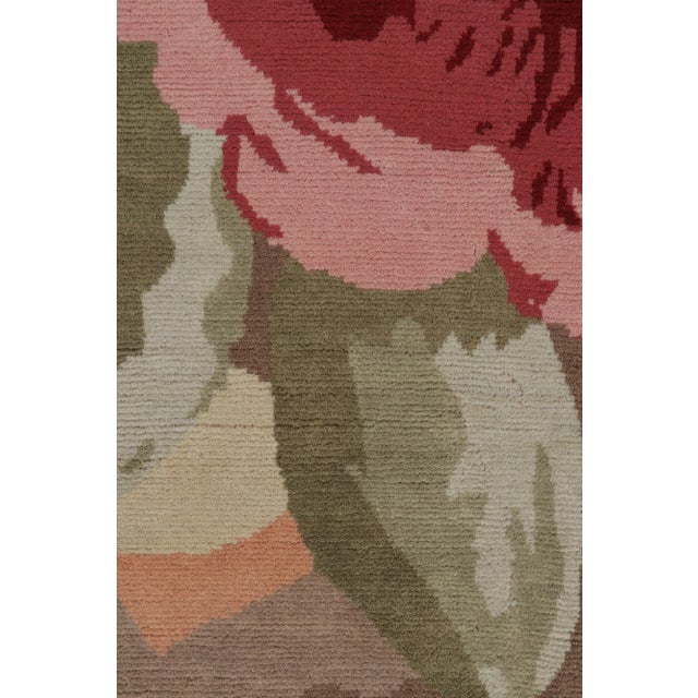 2010s Rug & Kilim’s French Deco Style Rug in Polychrome, Impressionist Floral Patterns For Sale - Image 5 of 6