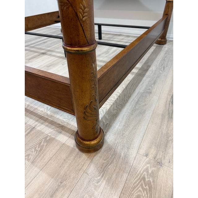 Ferguson Copeland Venetian Painted Sorrento Poster King Size Bed For Sale - Image 11 of 12