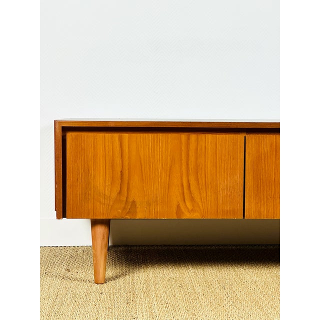 Low Scandinavian and Teak Sideboard, 1960 For Sale - Image 12 of 18
