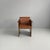 Italian modern brown leather and wood armchairs by Azucena, 1970s Set of twelve armchairs with padded seat and backrest...