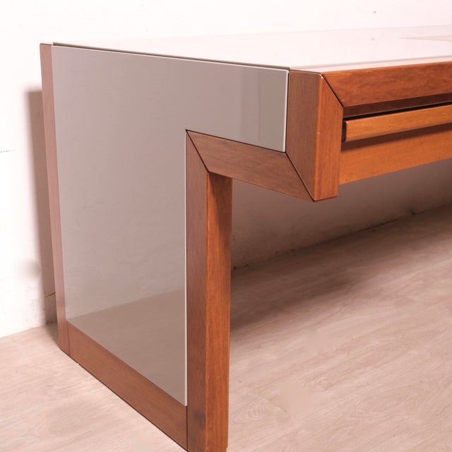 Handcrafted Wooden Desk, 1970s For Sale - Image 10 of 18