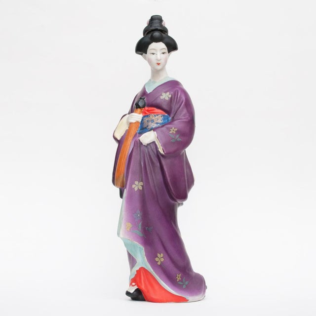 1950s Vintage Japanese Bisque Geisha Sake Bottle Figurine Chairish