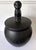 Black Large Early Unique Glazed and Sculpted Ceramic Vessel Mary and Edwin Scheier For Sale - Image 8 of 14