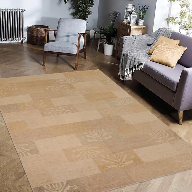Transform your home's interior with a stunning hand-knotted Gabbeh rug. These rugs are meticulously crafted with bold...