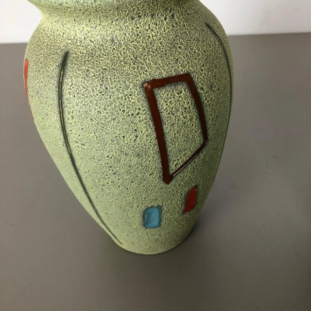 Vintage Pottery Vases by Scheurich, Germany, 1960s, Set of 2 For Sale - Image 9 of 18