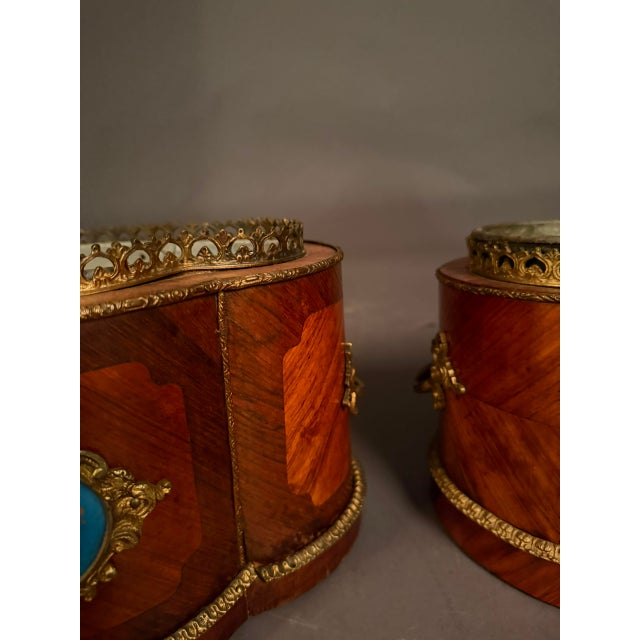 Pair of Louis XV Style French Jardinières, Circa 1890 For Sale - Image 15 of 15