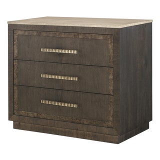 Century Furniture Monterey Nightstand & Stone - Dark For Sale