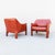 A rare pair of postmodern CAB 415 lounge chairs by Mario Bellini, made in Italy by Cassina c. 1990s. Upholstered in a...