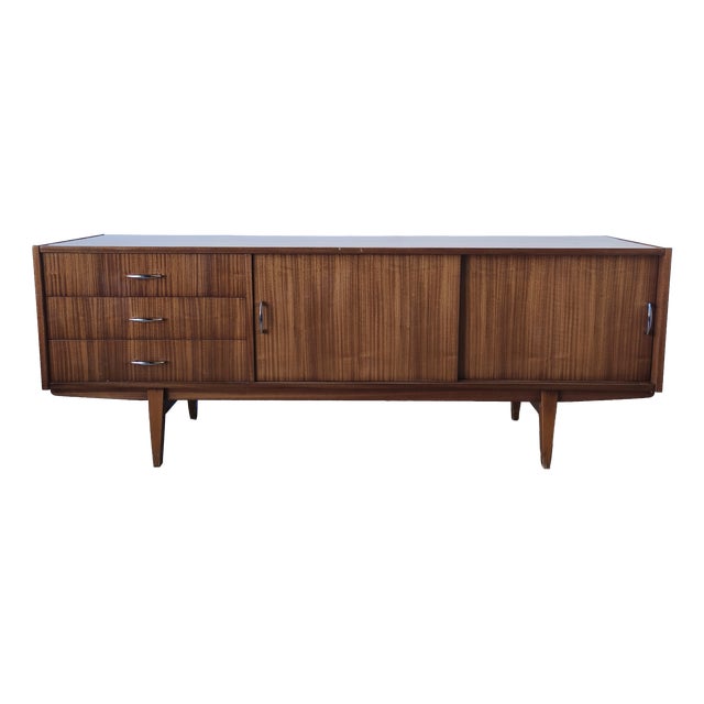 Minimalist Modern Wooden Buffet, 1970s For Sale
