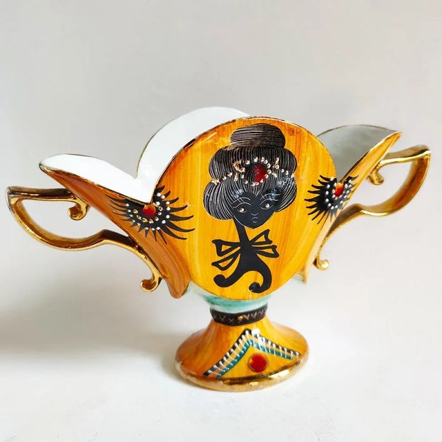 Ceramic Table Centerpiece from C. A. T. For Sale - Image 11 of 16