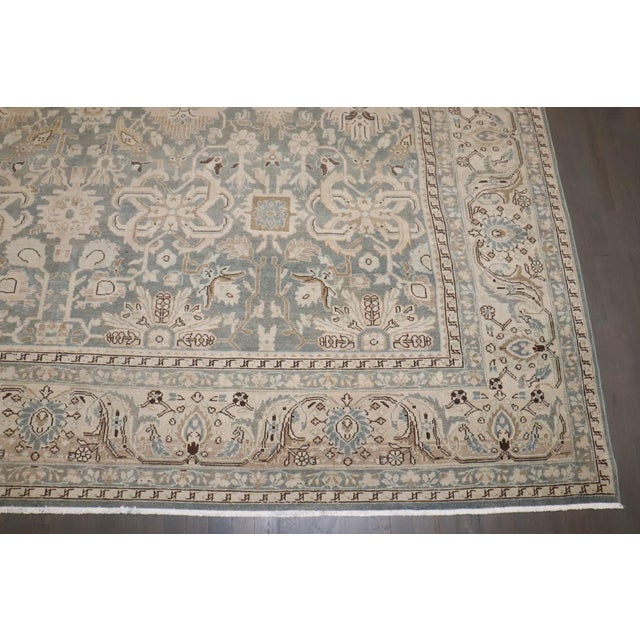 Persian Malayer Sea Foam Color Rug rug no.j4366 For Sale - Image 12 of 14