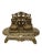 Early 20th Century Early 20th Century Antique Brass Double Inkwell Stand and Letter Holder Desk Organizer For Sale - Image 5 of 9