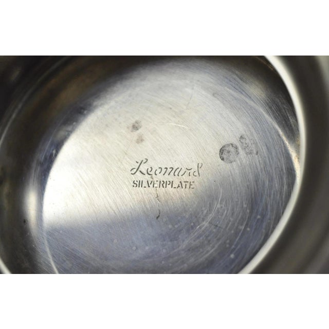 Vintage Leonard Victorian Silver Plated Punch Bowl Champagne Chiller Ice Bucket For Sale - Image 10 of 12