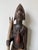 1970s Vintage African Hand-Carved Wood Tribal Figure Sculpture For Sale - Image 5 of 12