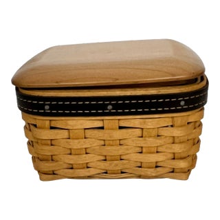 Longaberger Pocket Change Basket / Protective Liner For Sale
