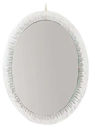 Austrian Backlit Wall Mirror, 1950s