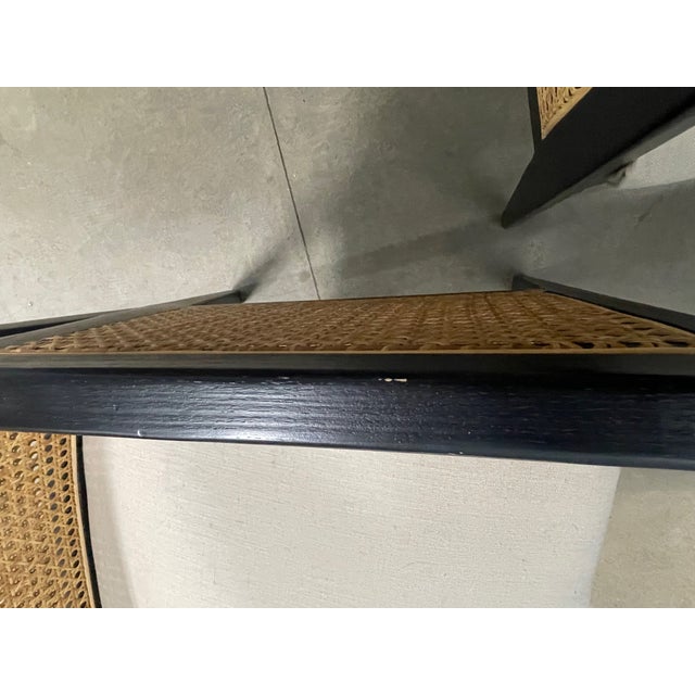 Lisbon Cane Armchair, Brushed Ebony - Pottery Barn For Sale - Image 10 of 10