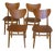 Teak Butterfly Dining Chairs attributed to G-Plan, 1960s, Set of 4 For Sale