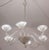 Art Deco 6 Light Rostrato Murano Glass Chandelier Attributed to Barovier & Toso, 1950s For Sale - Image 3 of 12