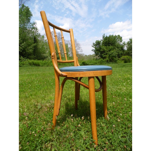 Era Romania Antique Bentwood Dining Cafe Chairs Set of 4