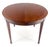 American Mahogany Oval Banded Top 3x16" Leaves Dining Banquet Table For Sale - Image 9 of 12