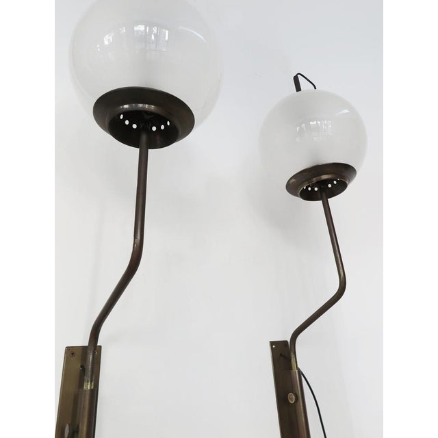 LP11 Wall Lamps in Brass and Glass by Luigi Caccia Dominioni for Azucena, Italy, 1950s, Set of 2 For Sale - Image 6 of 18