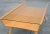 Tan 1950s Mid Century Modern Wood & Glass Coffee Table With Shelf For Sale - Image 8 of 13