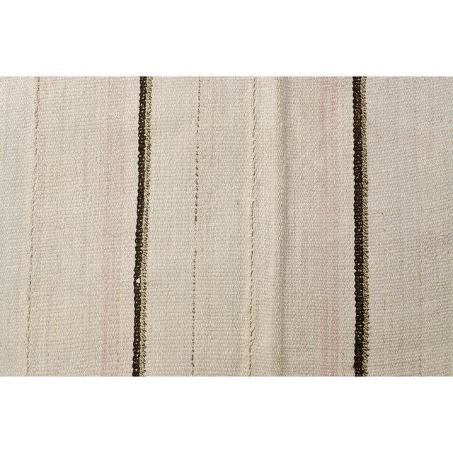 Vintage Anatolian Stripe Kilim Rug For Sale - Image 11 of 11