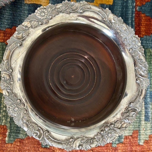 English Coaster SilverPlate Wine Bucket For Sale - Image 4 of 5