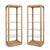 1970s Organic Modern Pencil Bamboo Crespi Style Etageres Shelves Bookcases - Pair For Sale In Atlanta - Image 6 of 7