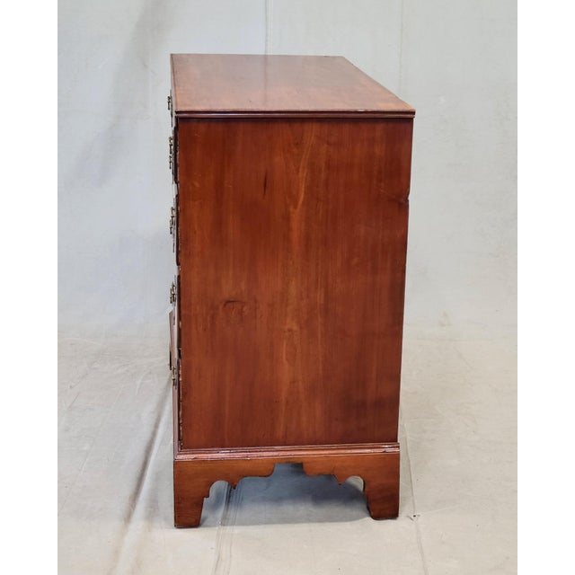 Antique 19th Century American Chippendale Cherry Chest of Drawers For Sale - Image 13 of 18