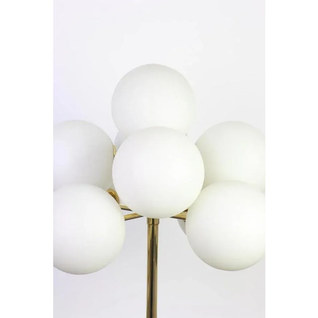 Atomic Brass Table Lamp, Switzerland, 1960s For Sale - Image 4 of 10