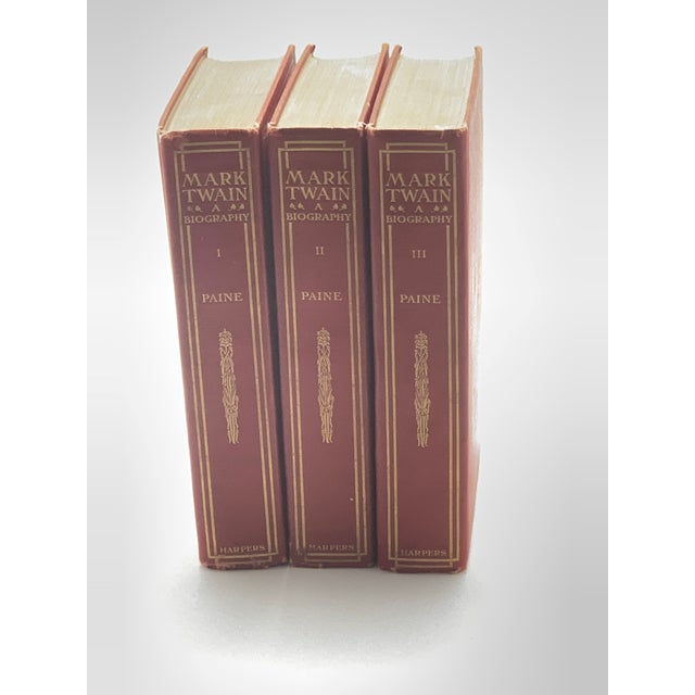 Set of 3, Mark Twain a Biography 1st Edition For Sale In Greenville, SC - Image 6 of 11